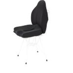Simple The Pillow Visco Foam Ortopedik Dik Duruş Seti, Omurga Dostu Lüks Bel Yastığı + Posture Oturma Minderi - 42 x 52 cm - Siyah