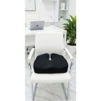 Simple The Pillow Yeni Nesil Posture Oturma Minderi Omurga Destekleyici Ergonomik Minder Oturma Yastığı Memory Foam Oturma Yastığı - 46 x 40 cm - Siyah