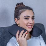 SimpleThePillow Visco Seyahat Yastığı Araba Uçak Otobüs Taşıt İçi Yolculuk Yastığı Ortopedik Yastık 31*27*10