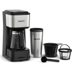 Simply Brew Kahve Makinesi - Paslanmaz Çelik Seyahat Bardaklı Çoklu Servis 4'ü 1 arada
