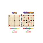 simply line Ahşap 2’si 1 Arada 3 Taş & 9 Taş Oyunu | Strateji ve Zeka Oyunu | Çocuk & Aile Oyunu