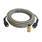Simpson Cleaning 40224 Morflex Serisi 3300 PSI Basınçlı Yıkama Hortumu, Soğuk Su Kullanımı, 1/4 İnç x 25 Feet, Doğal