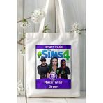 Sims Oyun Baskılı Omuz Çanta Kişiye Özel Model 3