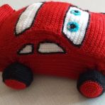 Şimşek Mcqueen Amigurumi Organik Oyuncak