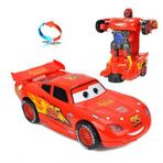 Şimşek Mcqueen Cars Kırılmaz Oyuncak Robota Dönüşen Araba