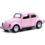 Simülasyon Alaşım Araba Modeli Klasik Araba Çocuk Oyuncak Arabasını Geri Çekin(Yurt Dışından) - Pembe