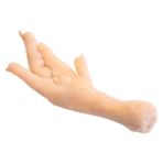 Simüle Edilmiş Tavuk Ayağı Modeli Parti Masa Dekorları Tavuk Pençesi Pervanesi Yapay Et Sahte Tavuk Ayağı Sahte Dekorasyonu Gerçekçi Yiyecek Malzemeleri Sahte Et Beige Pvc DIKACA