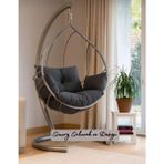 Simurg Salıncak ve Design Gümüş Damla Salıncak -Armut Salıncak - GRİ MİNDER