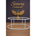 Simurg Salıncak ve Design Makrome Beşik Demiri-60*90 cm - Beyaz