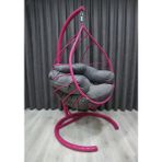 Simurg Salıncak ve Design Pembe Damla Salıncak - Armut Salıncak-Bahçe Vebalkon Salıncağı - GRİ MİNDER