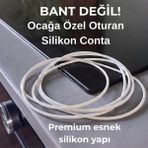 Simux Ankastre Ocak- Indüksiyon Ocak- Sızdırmaz Silikon Conta – Bant Değil, Çıkarılabilir & Yıkanabilir – 60-75 cm Ocak Uyumlu Ankastre Ocak- Indüksiyon Ocak Kenar Silikonu - BEYAZ