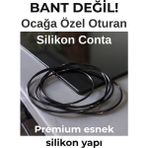 Simux Ankastre Ocak- Indüksiyon Ocak- Sızdırmaz Silikon Conta – Bant Değil, Çıkarılabilir & Yıkanabilir – 60-75 cm Ocak Uyumlu Ankastre Ocak- Indüksiyon Ocak Kenar Silikonu - renk