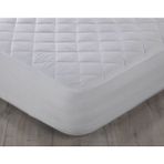 Sinada Kapitone Fitted Dışı Pamuk Içi Yün Dolgu Tek Kişilik Alez Yatak Koruyucu 180X200 - Beyaz - 180 x 200 cm