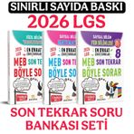 Sinan Kuzucu 2026 Lgs Son Tekrar Sözel Sayısal Bölüm Soru Bankası Seti 3 Kitap