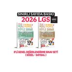 SİNAN KUZUCU YAYINLARI SİNAN KUZUCU 2026 LGS SON TEKRAR 8'Lİ SAYISAL-SÖZEL GENEL DEĞERLENDİRME SINAVI SETİ-KİTAPİST35
