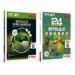 Sınav Yayınları Tyt Ayt Biyoloji Hazırlık Seti (Soru Bankası + 24 Adımda Konu Anlatımlı)