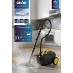 Sinbo 2000W 5 Bar Yüksek Basınçlı, 15 Başlıklı, 2 Lt, 110°C Profesyonel Buharlı Temizleyici SSC-6428 - Siyah - Sarı