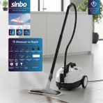 Sinbo 2000W 5 Bar Yüksek Basınçlı 2 Litre 15 Başlıklı 110°C Profesyonel Buharlı Temizleyici SSC-6428
