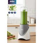 Sinbo SHB-7508 300W Smoothie Blender |paslanmaz Çelik Bıçaklı, 570 ml Şişe - Gri