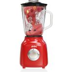 Sinbo SHB-7516 Turbo Blender - Smoothie Blender - 1.5 Litre Cam Hazne-Kırmızı - Beyaz