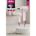Sinbo SHD-1740 BLDC Saç Kurutma Makinesi Pembe – 3 Hız, 4 Isı Ayarı, İyon Teknolojisi
