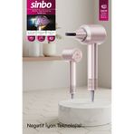 Sinbo SHD-1740 BLDC Saç Kurutma Makinesi Şampanya – 3 Hız, 4 Isı Ayarı, İyon Teknolojisi