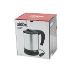SİNBO SK-7371 12V ARAÇ İÇİ KETTLE PASLANMAZ ÇELİK SU ISITICISI 0.8LT 120W ÇAKMAKLIK FİŞLİ PLASTİK KAPAK - KULP (2818)