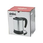 SİNBO SK-7371 12V ARAÇ İÇİ KETTLE PASLANMAZ ÇELİK SU ISITICISI 0.8LT 120W ÇAKMAKLIK FİŞLİ PLASTİK KAPAK - KULP (4604)