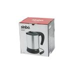 SİNBO SK-7371 12V ARAÇ İÇİ KETTLE PASLANMAZ ÇELİK SU ISITICISI 0.8LT 120W ÇAKMAKLIK FİŞLİ PLASTİK KAPAK - KULP (5343)
