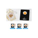 Sinbo SKS-4519 Dijital Hassas Led Göstergeli Cam Gövde Şık Siyah Mutfak Tartısı