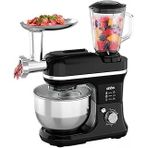 Sinbo Smx-2772 1200 W 3In1 Mutfak Şefi, 5 L Paslanmaz Çelik Hazneli Hamur Yoğurma Makinesi, Kıyma Aparatı Sürahi Blender