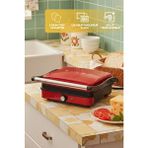 Sinbo SSM-2571 Tost Makinesi – Çıkarılabilir Plaka & 180 Derece Açılabilir Gövde - Kırmızı