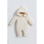Sincap Baby Wellsoft Pelüş Kız-Erkek Çocuk Fermuarlı Kapüşonlu Kışlık Bebek Uyku Tulumu Çocuk Kostümü