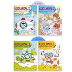 Sincap Kitap Kodlamalı Eğitici Boyama Kitabı 4-6 Yaş (4 Kitap Takım)