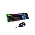 SİNCARLAR ELEKTRONİK QPART GM-14 Kablolu Led Işıklı Oyuncu Klavye & Mouse Seti