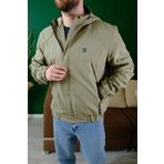 since 1990 man Manbailey Suya Dayanaklı Slim Fit Erkek Kapüşonlu Mevsimlik Mont Yağmurluk