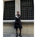 Sindi Moda Adonis Oversize Cep Detaylı Trençkot 3526 - 0 Siyah