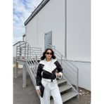 Sindi Moda Melina Peluş Crop Kaban 1951 - 36 - Acı Kahve