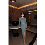 Sindimoda Safira Bel Tasarım Detay Yırtmaçlı Abiye 583078