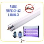 Sinek Cihazı Ampulü 6W Bl T5 Haşere Mavi Floresan Ampul 22,5Cm
