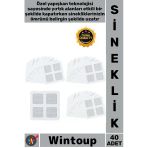 #Sineklik Yapışkanlı Onarım Kiti Pratik Kesilebilir Pencere Kapı Bandı Tül Sineklik Yaması 40 Adet