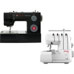 Singer 4432 Heavy Duty Dikiş Makinesi ve Elmas 328 Ev Tipi Overlok Makinesi Avantajlı Paket