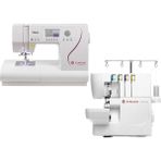Singer C430 Professional Elektronik Dikiş Makinesi ve Singer S0105 Overlok Makinesi Avantajlı Paket