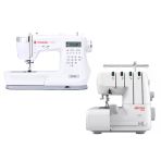 Singer Elite Ce677 Elektronik Dikiş Makinesi Ve Elmas 328 Ev Tipi 4 İplik Overlok Makinesi Avantajlı Paket