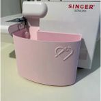 Singer Overlok Makinası Çöp Kutusu Xl Pembe