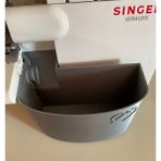 Singer Overlok Makinesi Çöp Kutusu Fire Kabı Atık Haznesi 14SH 654 14SH 754 14HD 854 HD 0405S S 010L Modellerine uygundur - Gri