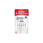SİNGER Singer Ev Tipi Dikiş Makinesi İğnesi 16 Numara (Dokuma, Doğal,Sentetik Kumaşlar) 2020-100/16