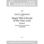 Singin’ wid a sword in ma han’, Lord: Spiritual. 235. mixed choir (SSAATTBB). Partition de chœur.