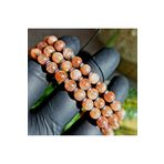 Singincraft 6.7mm Zirve Kalite Güneş Taşı Doğal Taş Bileklik-1 ADET- (El Yapımı Tasarım Ürünler) Nadir Taşlar Serisi -1-