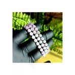 Singincraft 6mm Zirve Kalite Kunzit Doğal Taş Bileklik -1 ADET- (El Yapımı Tasarım Ürünler) Nadir Taşlar Serisi -1-